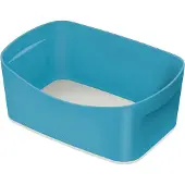 Leitz 5264-00-61 Bac à ustensiles My Box Cosy, DIN A5, bleu/gris clair
