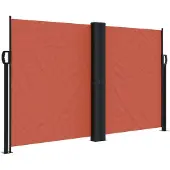 Syfax Auvent latéral rétractable terre cuite 140x1200 cm