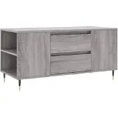 Syfax Table basse sonoma gris 102x44,5x50 cm bois d'ingénierie