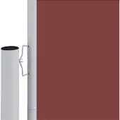 Syfax Auvent latéral rétractable Marron 220x1000 cm