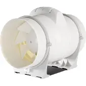 Wallair 20100296 Rohrlüfter 230 V 910 m³/h 20 cm