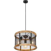 Globo Lighting Lampe à suspendre métal noir mat, 3x E27