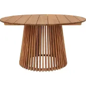 Ebuy24 Lorca table de jardin Ø120cm naturel.