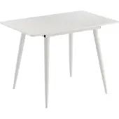 Vicco Table de salle à manger Beaver Blanc 80-110 x 70 cm extensible, Model 51775