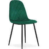Leobert Chaise ASTI - velours vert foncé x 1