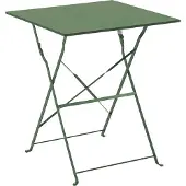 Oviala Table de jardin pliante bistrot en acier 60 cm vert cactus - Rome