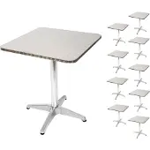 MCW Table de bistrot en aluminium H28 (set de 10)