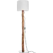 Nowa Lampadaire bois brun, 1x E27