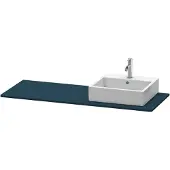 Duravit Console XSquare, 1 découpe à droite, 1400x16x550mm, XS060GR9898