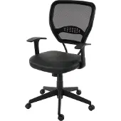 Mendler Chaise de bureau professionnelle Chicago en similicuir