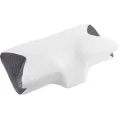 Maximex Oreiller de tête pour le sommeil latéral, mousse memorz, 60 x 36 cm, blanc