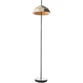 STONES Egg Lampadaire En Carton Recyclé Noir