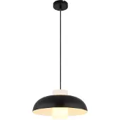 Globo Lampe pendante moderne Lowe noir Ø 38cm