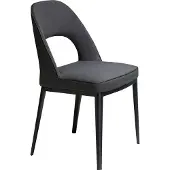 ANGEL CERDA SL Angel Cerdá chaise en tissu gris foncé 4023