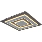 Globo Lighting Plafonnier LED anthracite, L 48 cm