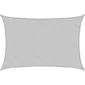 Syfax Voile d'ombrage gris clair 6x4 m 100% polyester oxford