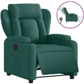 Sonstiges Fauteuil inclinable électrique Vert foncé Tissu