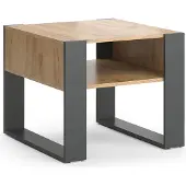 Vicco Table basse Anthracite 59.2x50.6cm, Model 37856