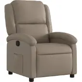 Syfax Fauteuil inclinable Cappuccino Similicuir