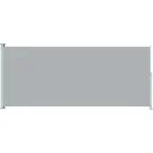 Syfax Auvent latéral rétractable de patio 200x500 cm Gris