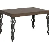 Itamoby Table Extensible 90X130/234 Cm Karamay Noyer Structure Anthracite