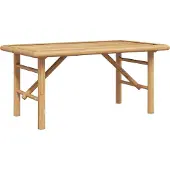 Syfax Table basse Marron 90 x 50 x 43 cm Bambou