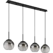 Globo Lighting Lampe à suspendre métal noir mat, 4x E27