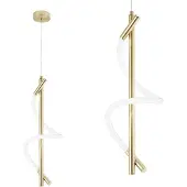 Toolight Lampe Suspendue Led G015-CP Gold