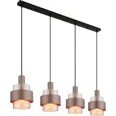 Globo Suspension Milley bronze 4 lumières