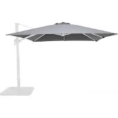 Oviala Toile pour parasol déporté 3x3m anthracite - Malaga