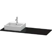Duravit Console XSquare, 1 découpe à gauche, 1400x16x550mm, XS060GL4040