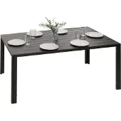 MCW Table à manger en aluminium -N40