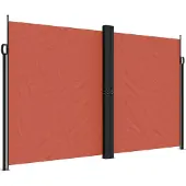 Syfax Auvent latéral rétractable terre cuite 200x1200 cm