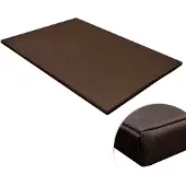 Syfax Tapis plat pour chiens Rectangulaire Marron Taille XL