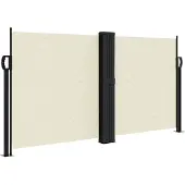 Syfax Auvent latéral rétractable crème 120x1200 cm