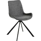 ANGEL CERDA SL Angel Cerdá Chaise pivotante en tissu gris foncé 4071