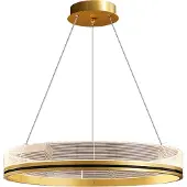 Toolight Lampe Suspendue APP1189-CP 40cm Gold