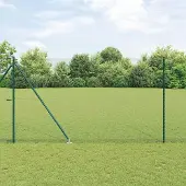 Syfax Clôture hexagonale avec poteau 25 x 1,5 m Vert Maille