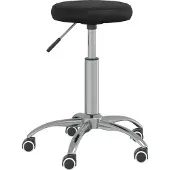 Syfax Chaise pivotante de bureau Noir Similicuir