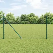Syfax Clôture hexagonale avec poteau 50 x 1 m Acier recouvert de PVC