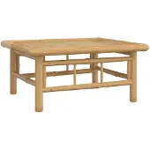 Syfax Table de jardin 65x55x30 cm bambou