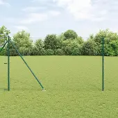 Syfax Clôture hexagonale avec poteau 100 x 1,5 m Vert Maille