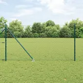 Syfax Clôture hexagonale avec poteau 10 x 1,4 m Vert Maille