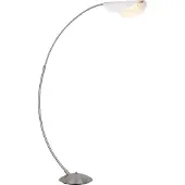 Globo Lighting Lampadaire en métal nickel mat, LED