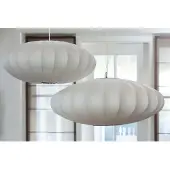 Light & Living Suspension Japandi Fay Ø 70cm blanc