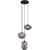 ITALUX Lustre Hatella moderne en cuivre PND-112038-3A-BRO+SG