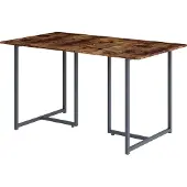 Vicco Table de salle à manger Merido Chêne rustique/gris 140x80cm, Model 55287