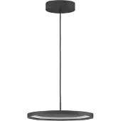 Nova Luce Suspension élégante Andria noir Ø 40cm