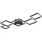 Globo Lampe de plafond moderne Kurio carrés noirs