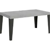Itamoby Table Extensible 90X160/264 Cm Flame Cement Structure Anthracite